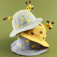 Alex + Nova Giraffe Baby Bucket Hat with Removable Face Shield - Alex + Nova