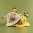 Alex + Nova Giraffe Baby Bucket Hat with Removable Face Shield - Alex + Nova