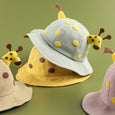 Alex + Nova Giraffe Baby Bucket Hat with Removable Face Shield - Alex + Nova