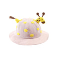 Alex + Nova Giraffe Baby Bucket Hat with Removable Face Shield - Alex + Nova