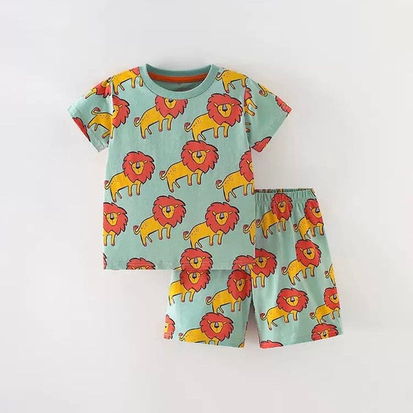 Brave Little Lion Summer Set Set Alex + Nova 3-4 Years 