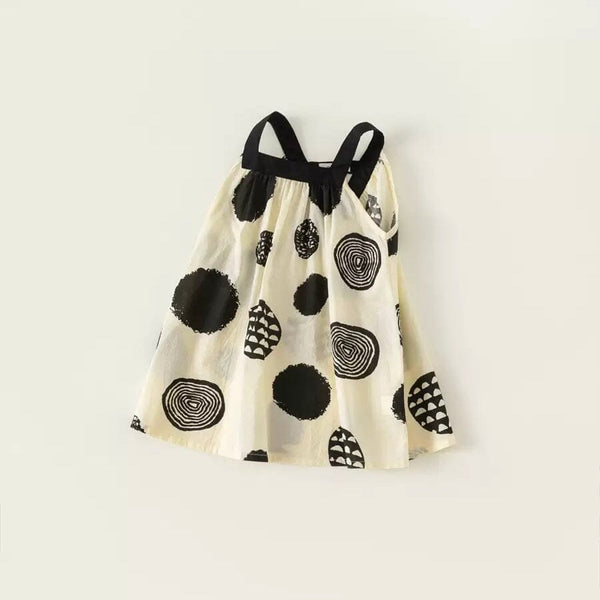 Playful Polka Cotton Strap Dress Dresses Alex + Nova 