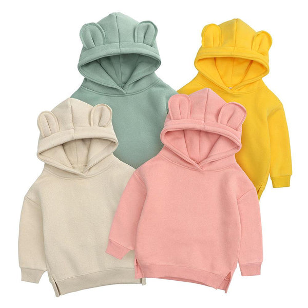 Bear hoodie with ears sales baby