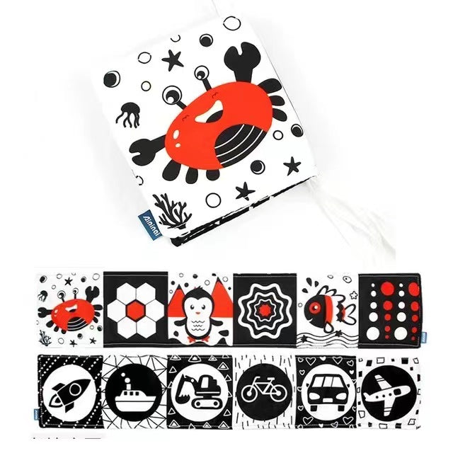 Dropship Black And White Baby Soft Book, High Contrast Baby Sensory Toys to  Sell Online at a Lower Price