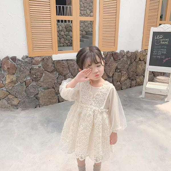 emma embroidered dress Emma Embroidered Dress Ivory