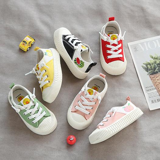 Fruit Color Low Top Kids Canvas Shoes – Alex + Nova