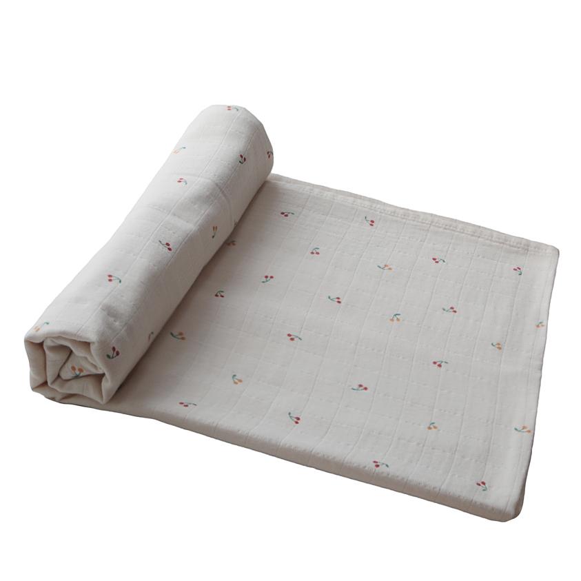 Mushie Organic Cotton Muslin Swaddle Blanket Alex + Nova