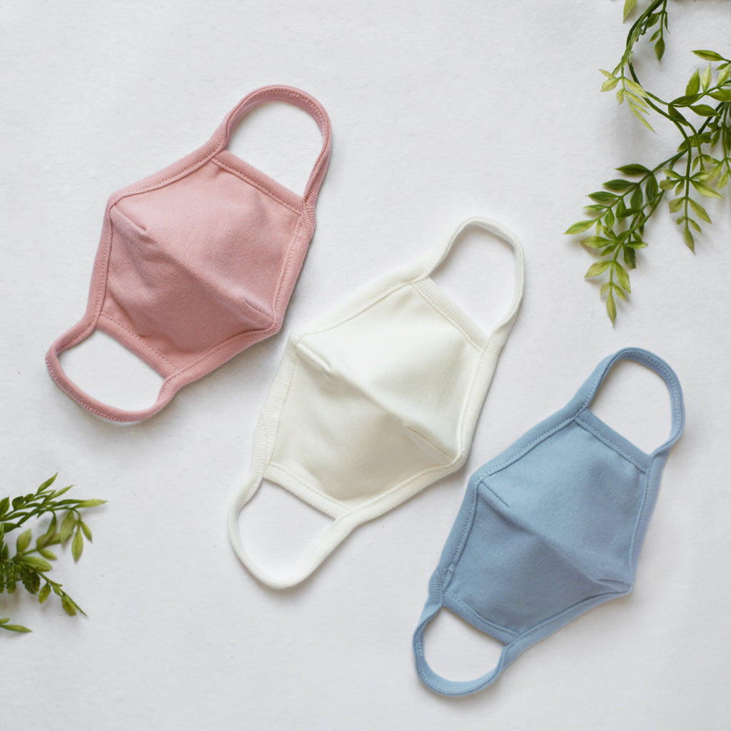 NaturaOrganic Organic Cotton Reusable Face Mask - Alex + Nova